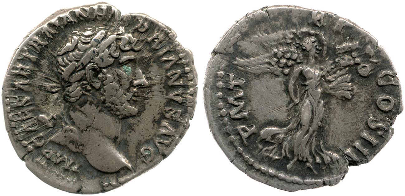 RIC II, Part 3 (second edition) Hadrian 396, аверс, bm