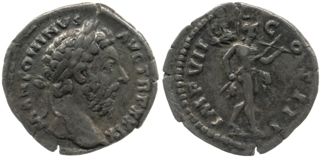 аверс RIC III Marcus Aurelius 310