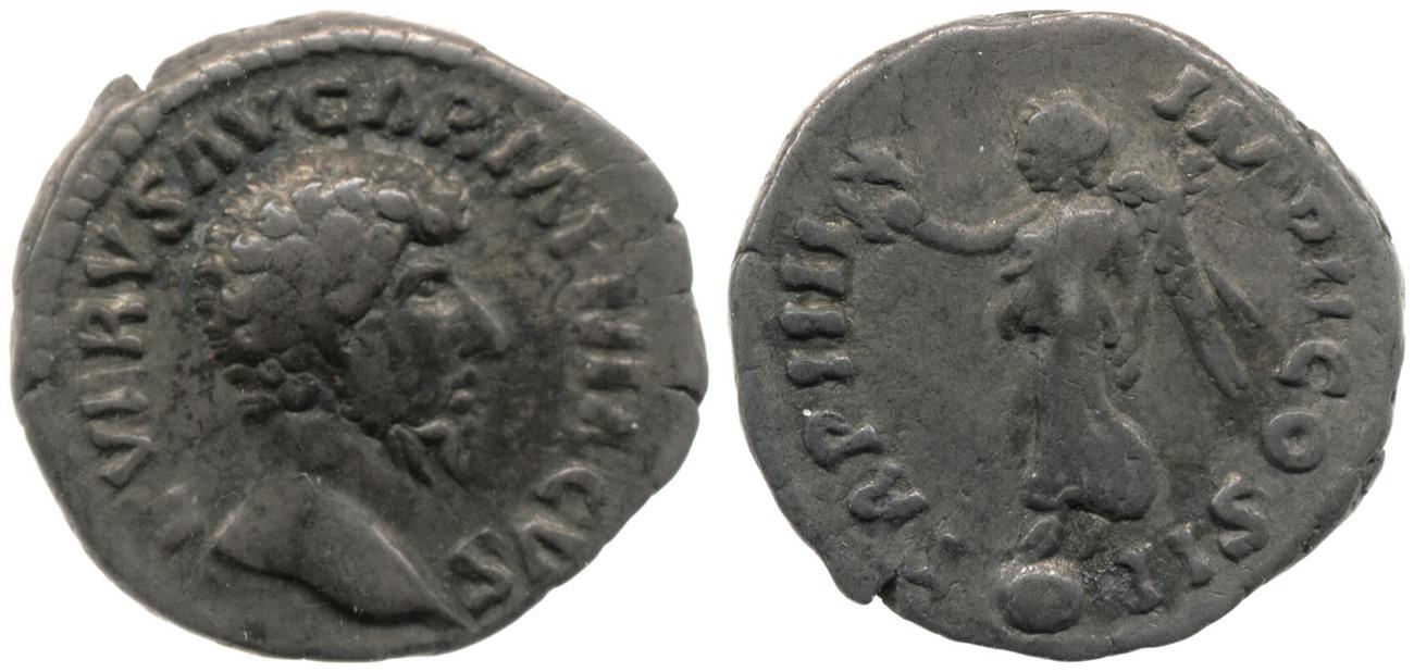 RIC III Marcus Aurelius 520, аверс, Британский музей