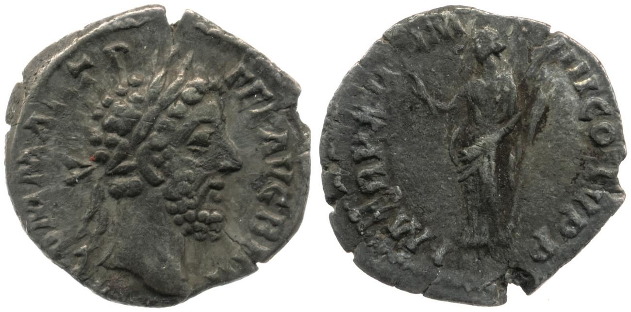 RIC III Commodus 143, аверс, bm