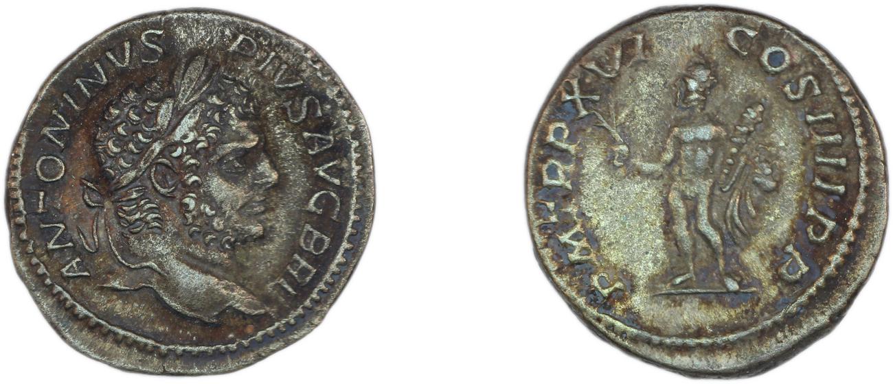 RIC IV Caracalla 206A, аверс, Британский музей