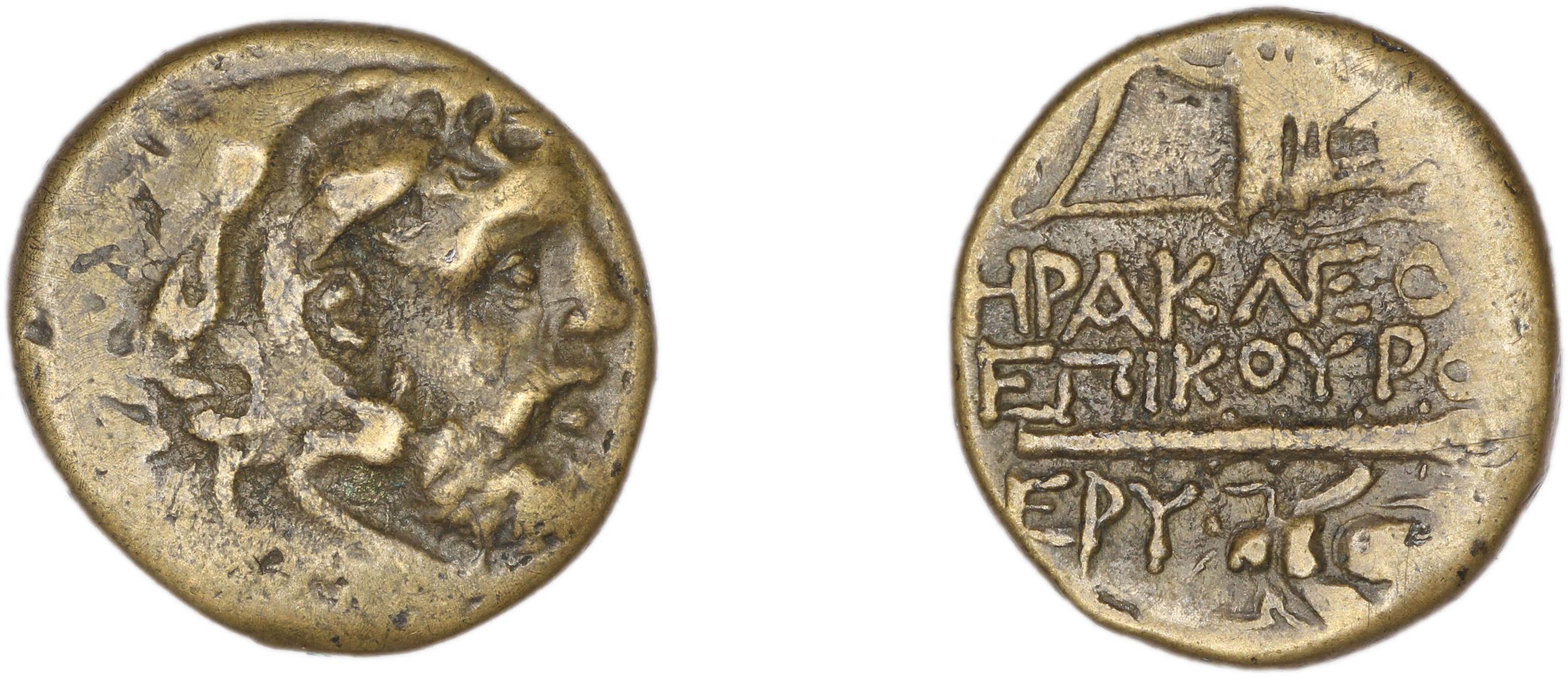 Erythrae Kinns 1980 Period IV, AE 10, аверс, bm