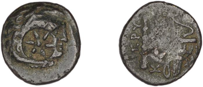 Erythrae Kinns 1980 Period III.1, AE 7, реверс, Британский музей