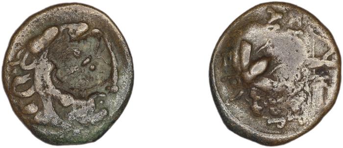 Erythrae Kinns 1980 Period III.2, AE 10, реверс, Британский музей
