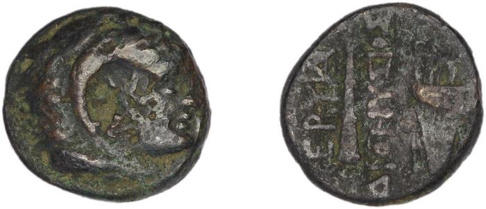 Erythrae Kinns 1980 Period III.1, AE 7, реверс, Британский музей