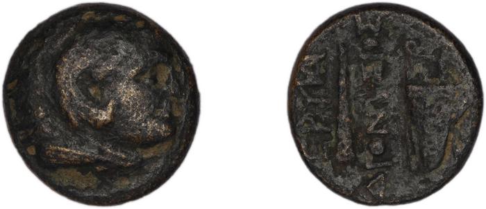 Erythrae Kinns 1980 Period III.1, AE 7, реверс, Британский музей