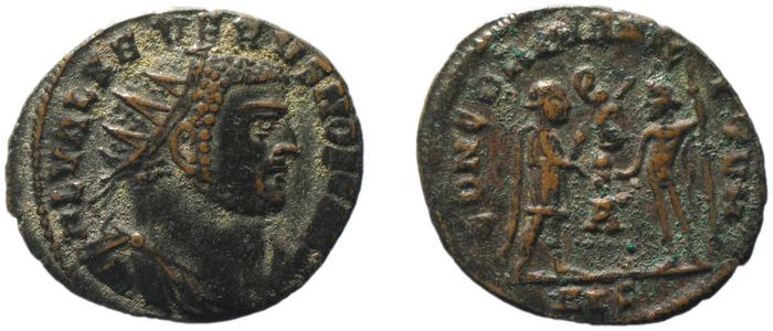 RIC VI Alexandria 60a, реверс, bm