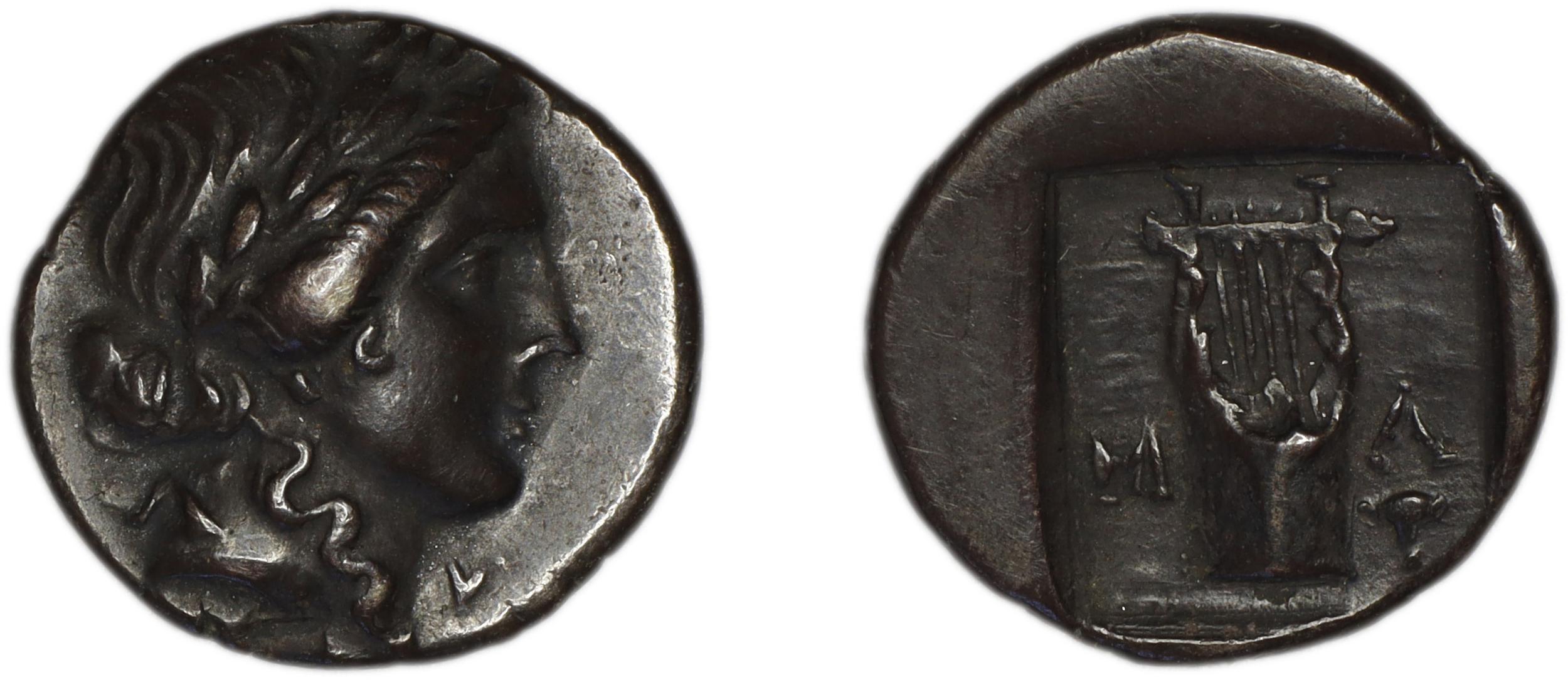 Lycian League Masicytes Troxell 1982 4.87, аверс, Британский музей