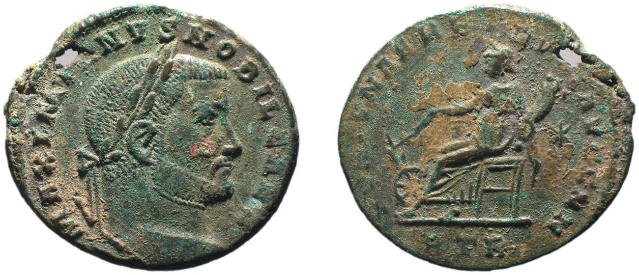 RIC VI Treveri 391, аверс, bm