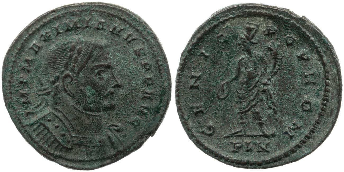 RIC VI Londinium 86, аверс, Британский музей