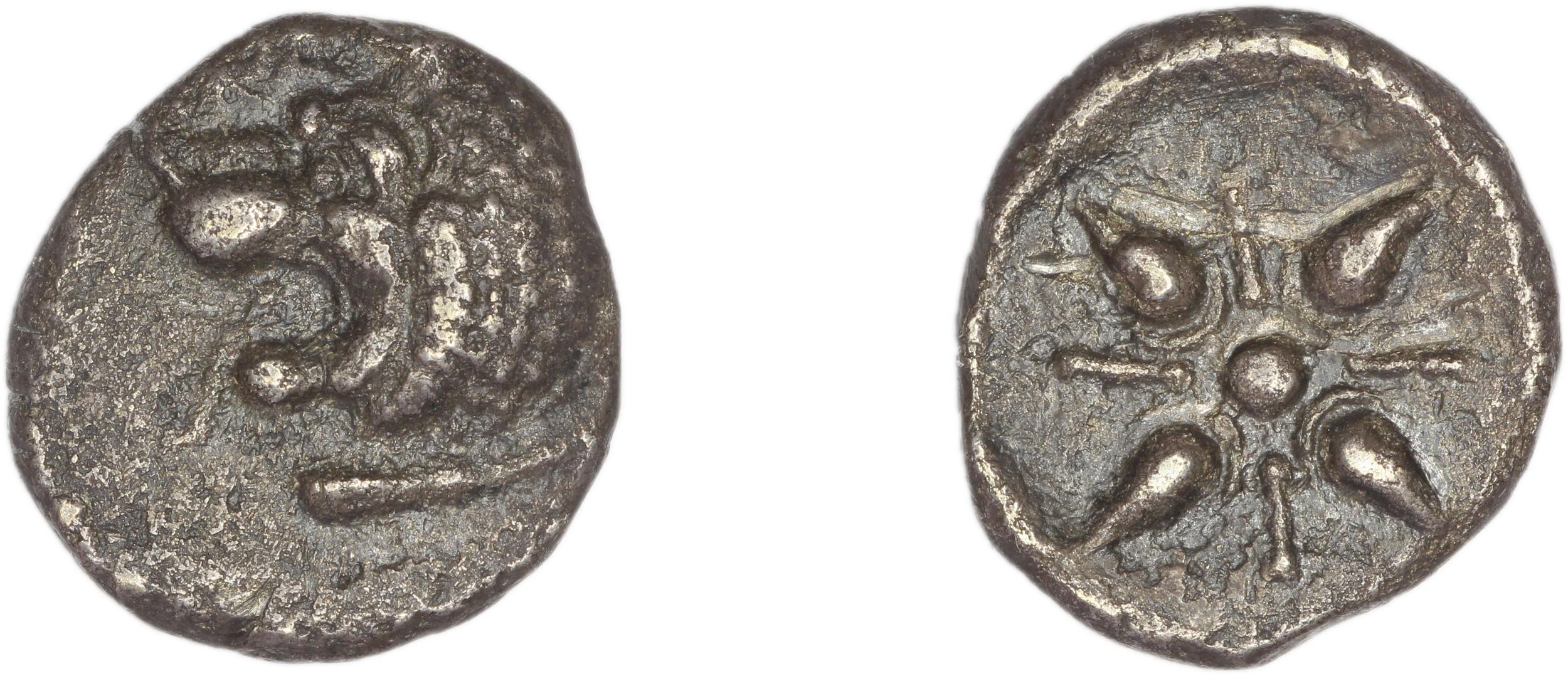 Hecatomnus of Caria Mylasa Konuk 1998 A1, аверс, Британский музей