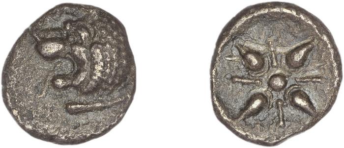 Hecatomnus of Caria Mylasa Konuk 1998 A1, реверс, Британский музей