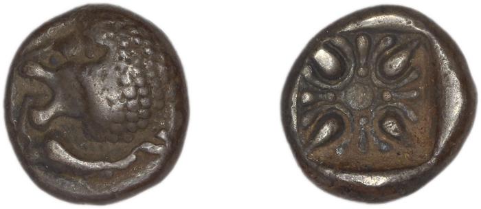 Miletus Babelon 1907 429, реверс, bm