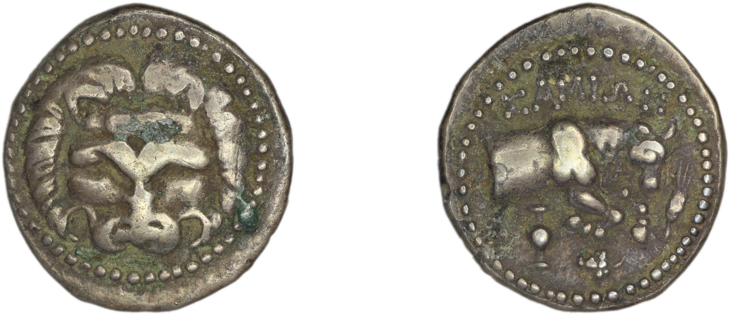 Samos Barron 1966 Last silver tetrobols, аверс, bm