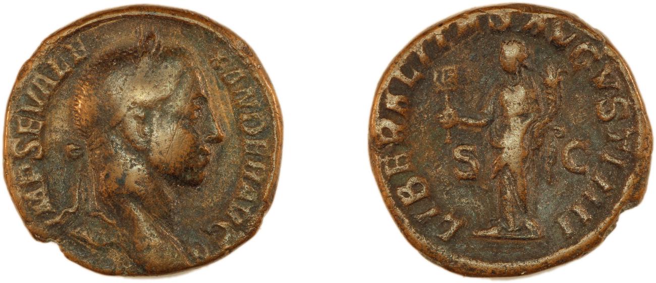 RIC IV Severus Alexander 575, аверс, Британский музей