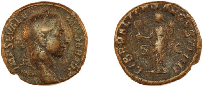 RIC IV Severus Alexander 575, реверс, Британский музей