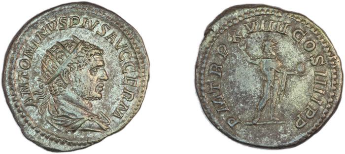 RIC IV Caracalla 281A, реверс, bm
