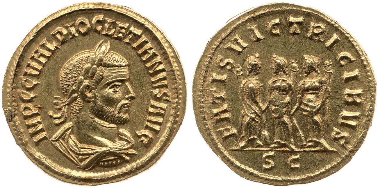 obverse RIC V Diocletian 294