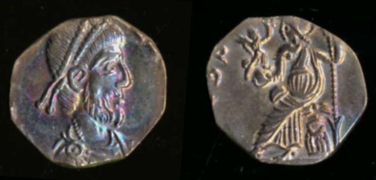 RIC IX Lugdunum 46, аверс, bm