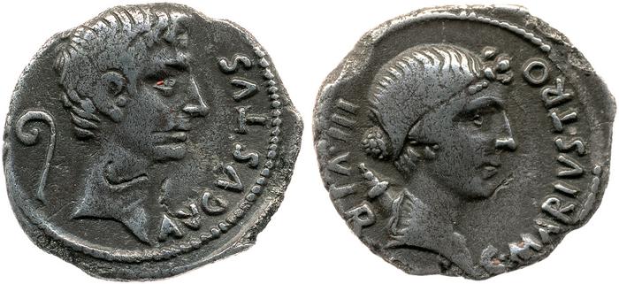 RIC I (second edition) Augustus 403, реверс, Британский музей