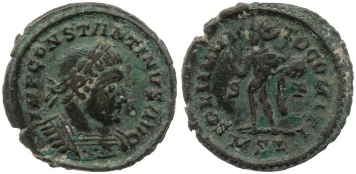 RIC VII Londinium 32, реверс, Британский музей
