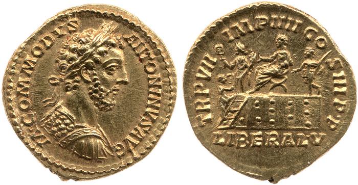 RIC III Commodus 37, реверс, bm