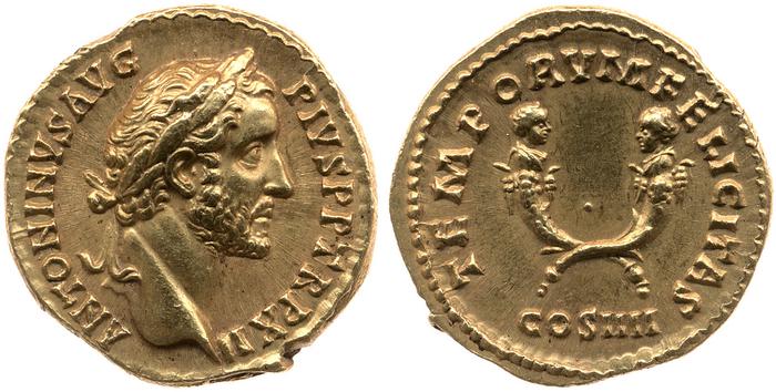 реверс RIC III Antoninus Pius 185A