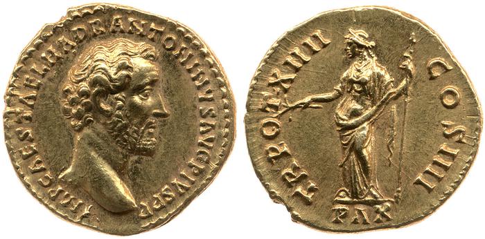 RIC III Antoninus Pius 200A, реверс, bm