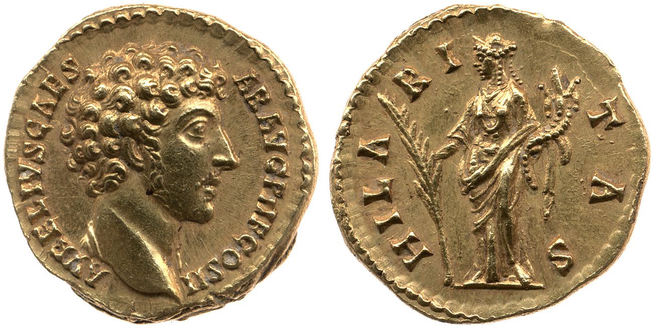 RIC III Antoninus Pius 428a, аверс, Британский музей