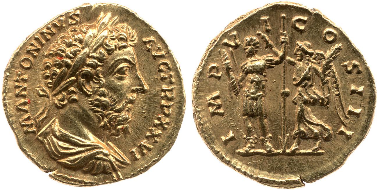 аверс RIC III Marcus Aurelius 264