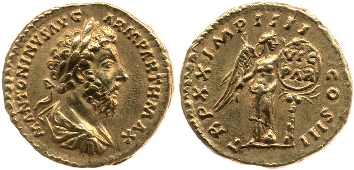 реверс RIC III Marcus Aurelius 160