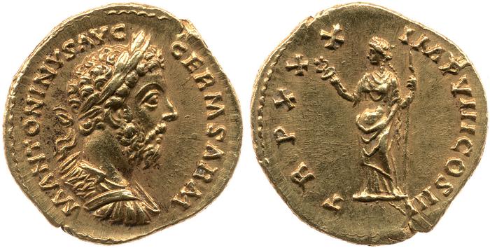 реверс RIC III Marcus Aurelius 357