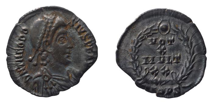RIC IX Mediolanum 14B, реверс, bm