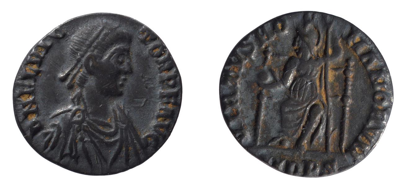 RIC IX Mediolanum 19B, аверс, bm