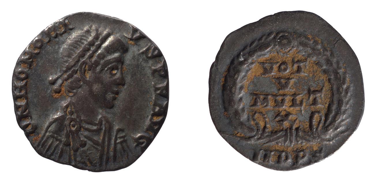 RIC IX Mediolanum 26, аверс, Британский музей