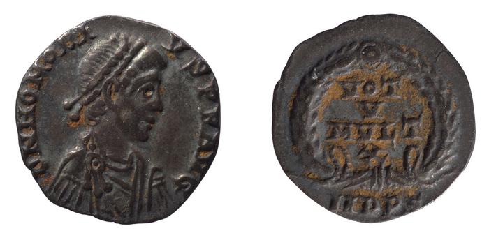 RIC IX Mediolanum 26, реверс, Британский музей