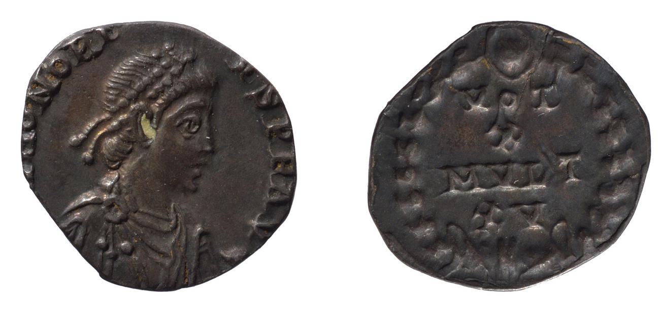 RIC IX Mediolanum 27B, аверс, Британский музей