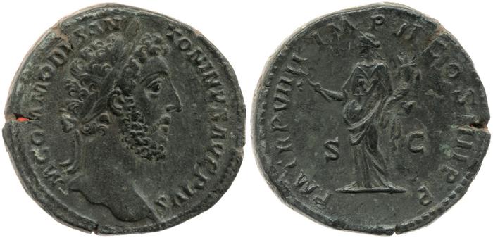 RIC III Commodus 402, реверс, Британский музей
