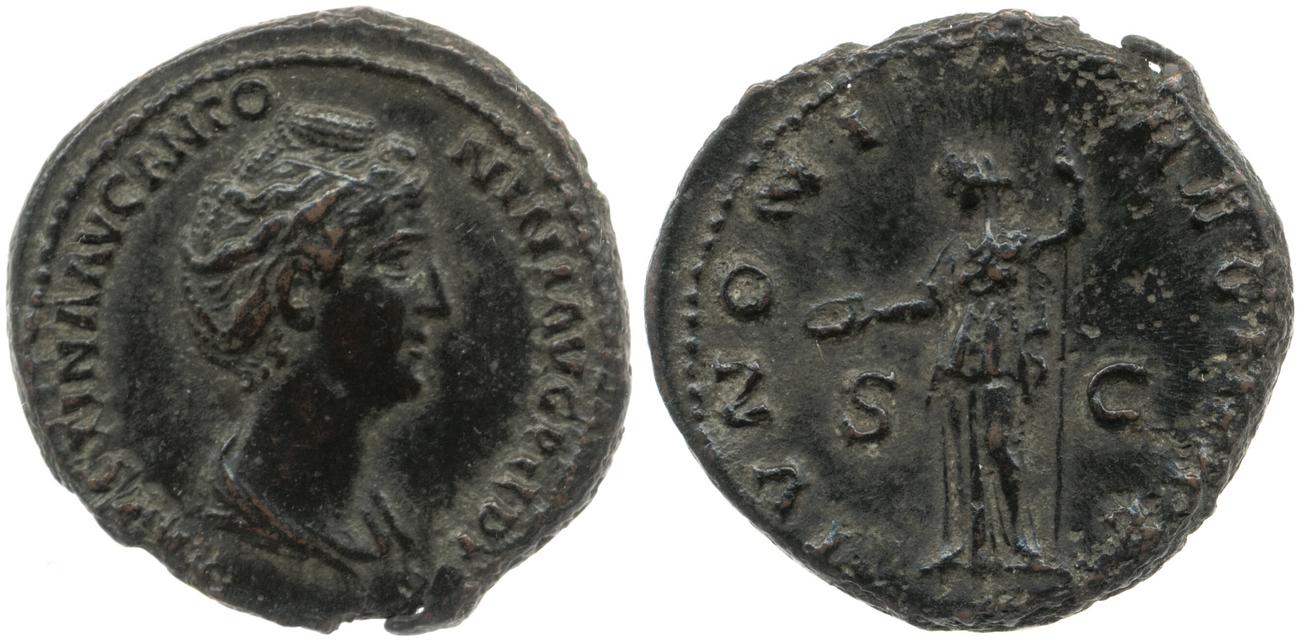 obverse RIC III Antoninus Pius 1090