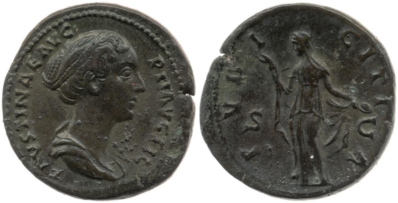RIC III Antoninus Pius 1403b, аверс, Британский музей