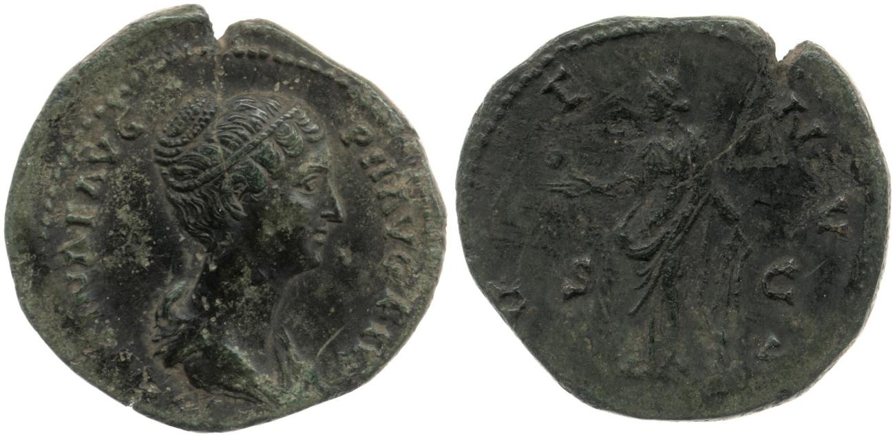 RIC III Antoninus Pius 1409b, аверс, bm