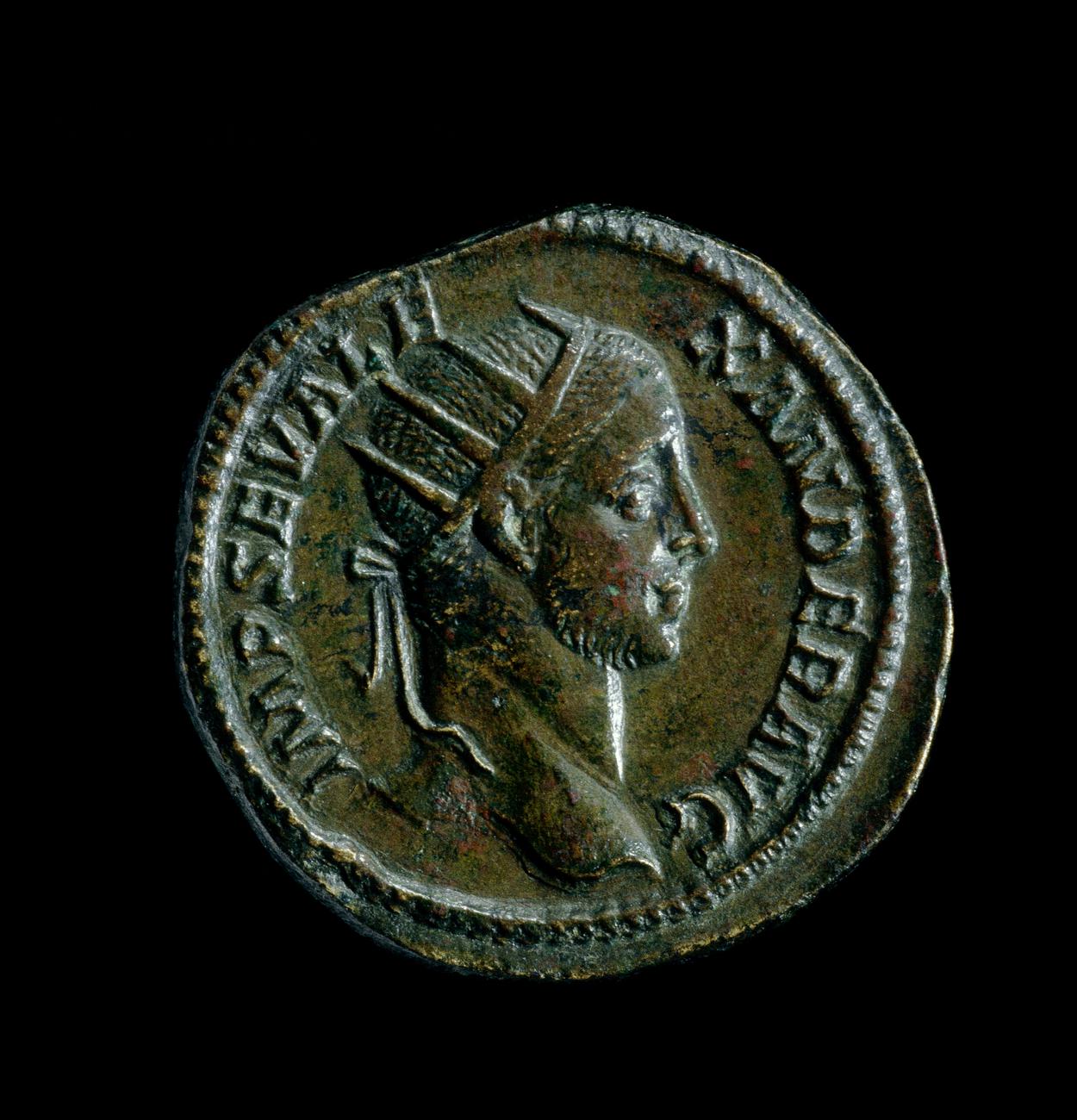 RIC IV Severus Alexander 601, аверс, Британский музей