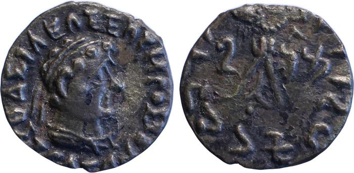 Bactrian and Indo-Greek Coinage Strato II 1.11, Британский музей