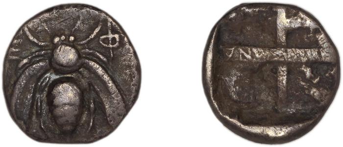 Ephesus Kinns and Holt 2023 Period I, AR I-II, реверс, Британский музей