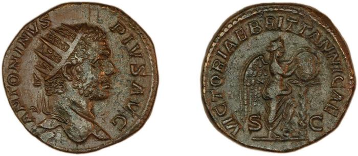 RIC IV Caracalla 467, реверс, Британский музей