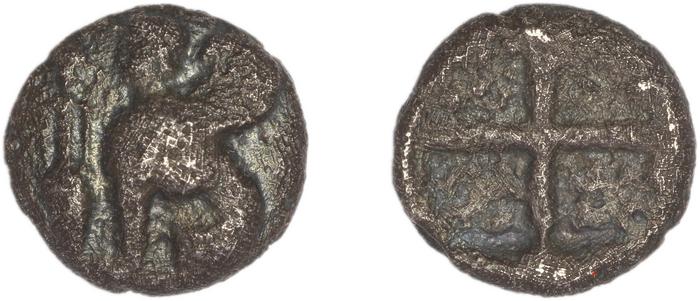 Chios Hardwick 1991 Chian 410-380 ar, реверс, Британский музей