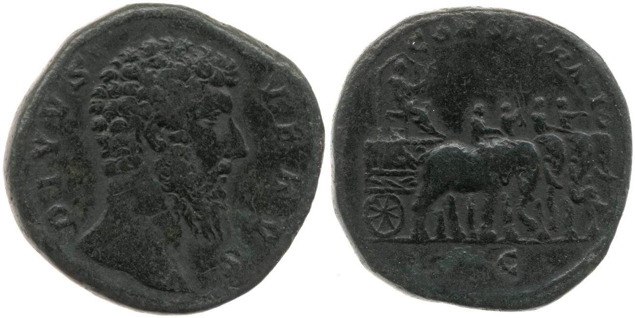 аверс RIC III Marcus Aurelius 1508