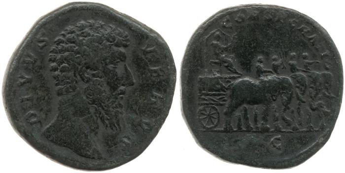 реверс RIC III Marcus Aurelius 1508