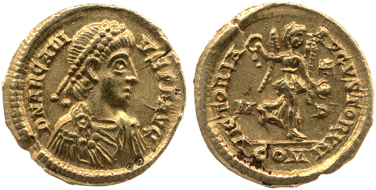 аверс RIC X Honorius 1214