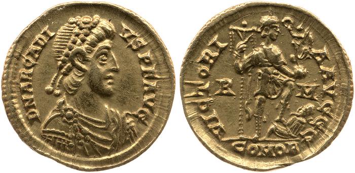 реверс RIC X Honorius 1251